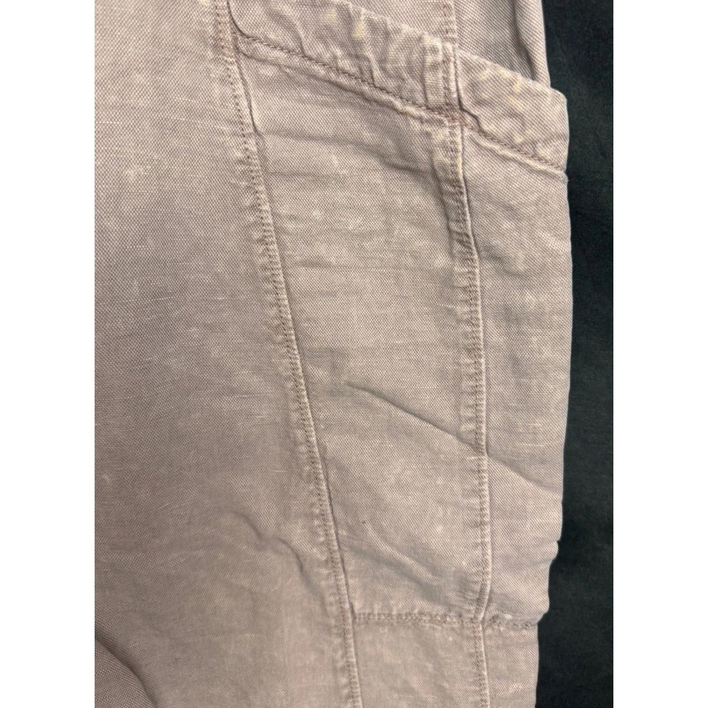 Free People Kyoto Cargo Pants 4 Boho Harem Tapered Belted UTILITARIAN NWT - Picture 6 of 7